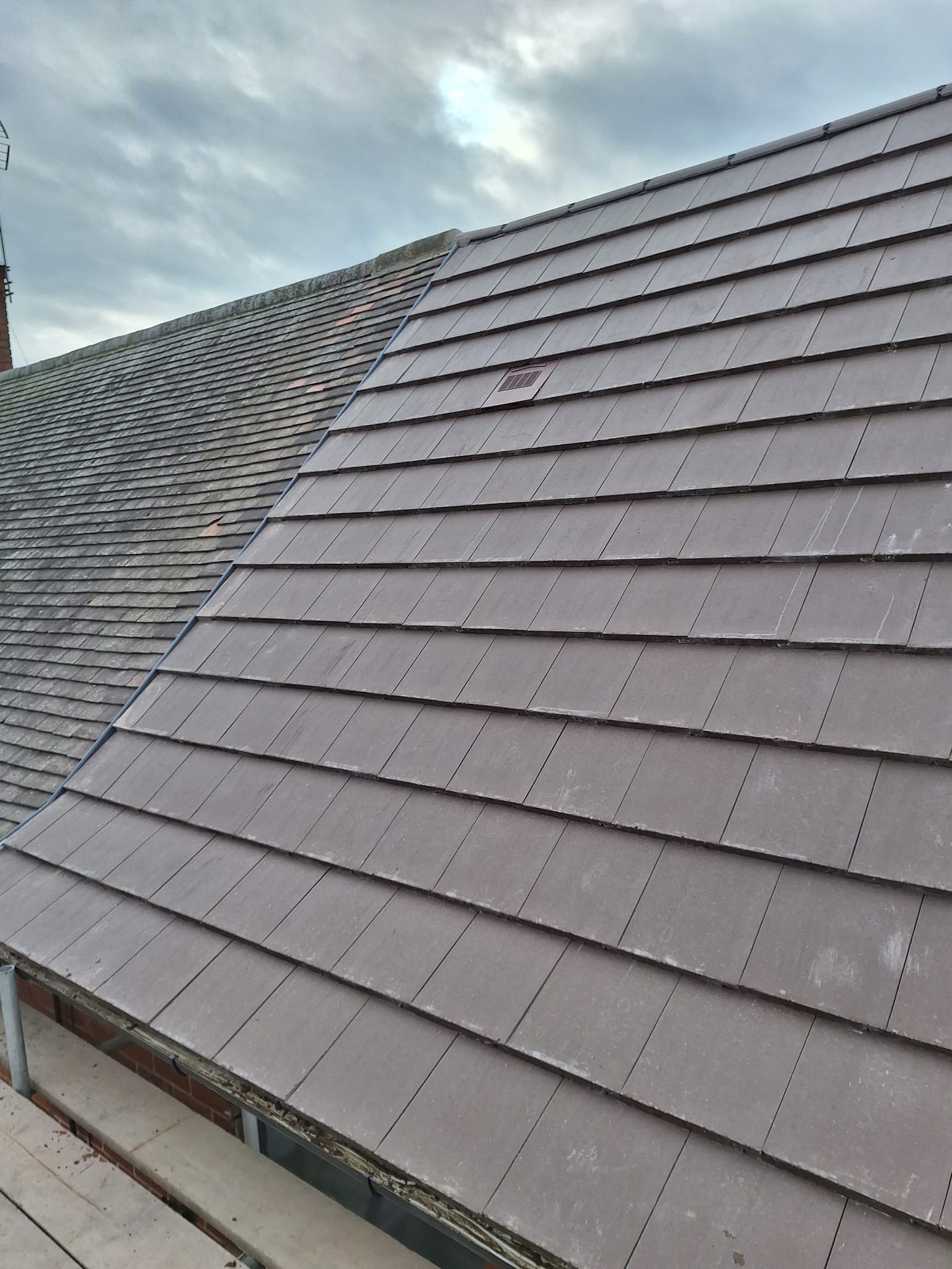 new roof installation
