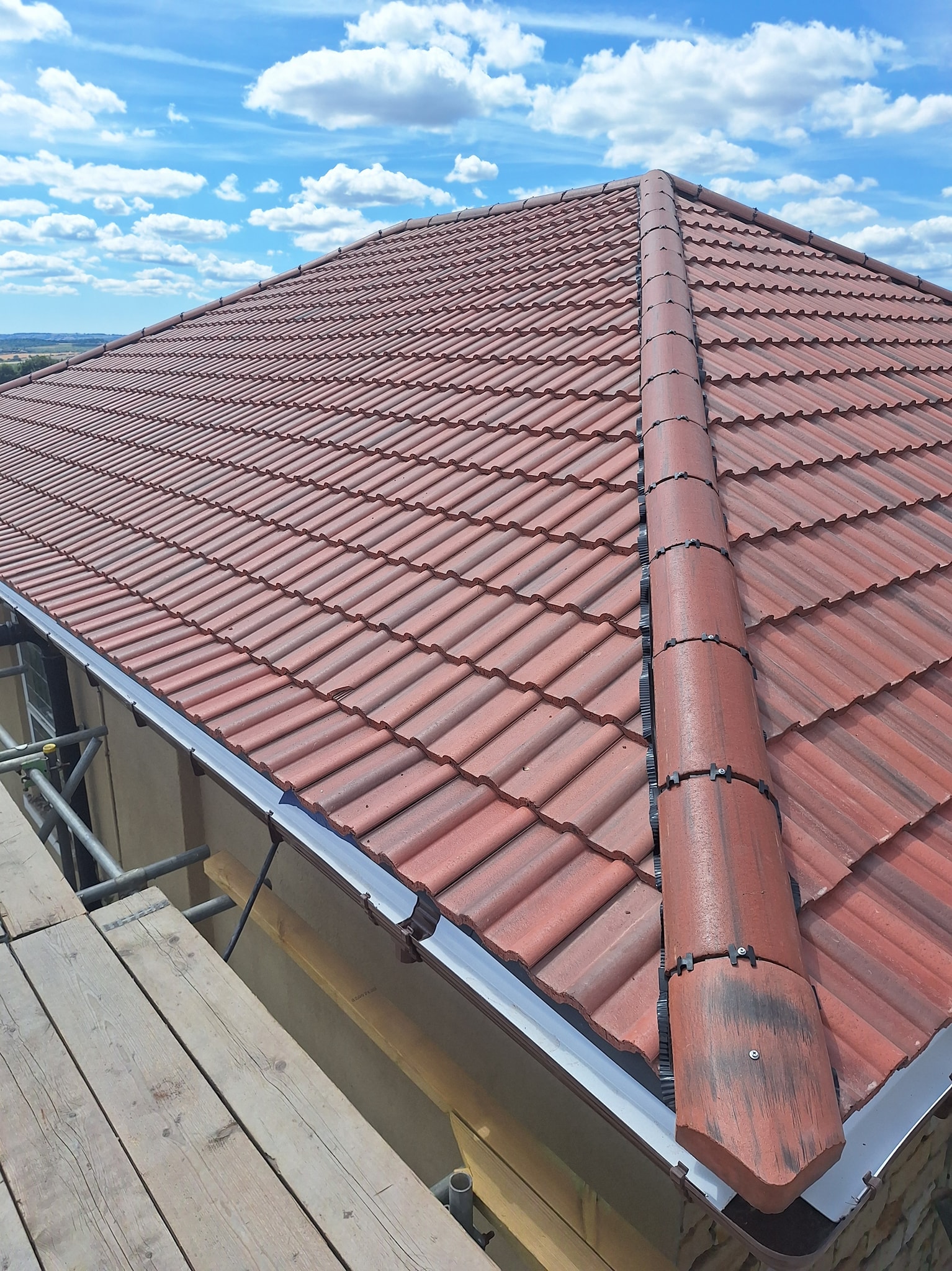 new roof installation