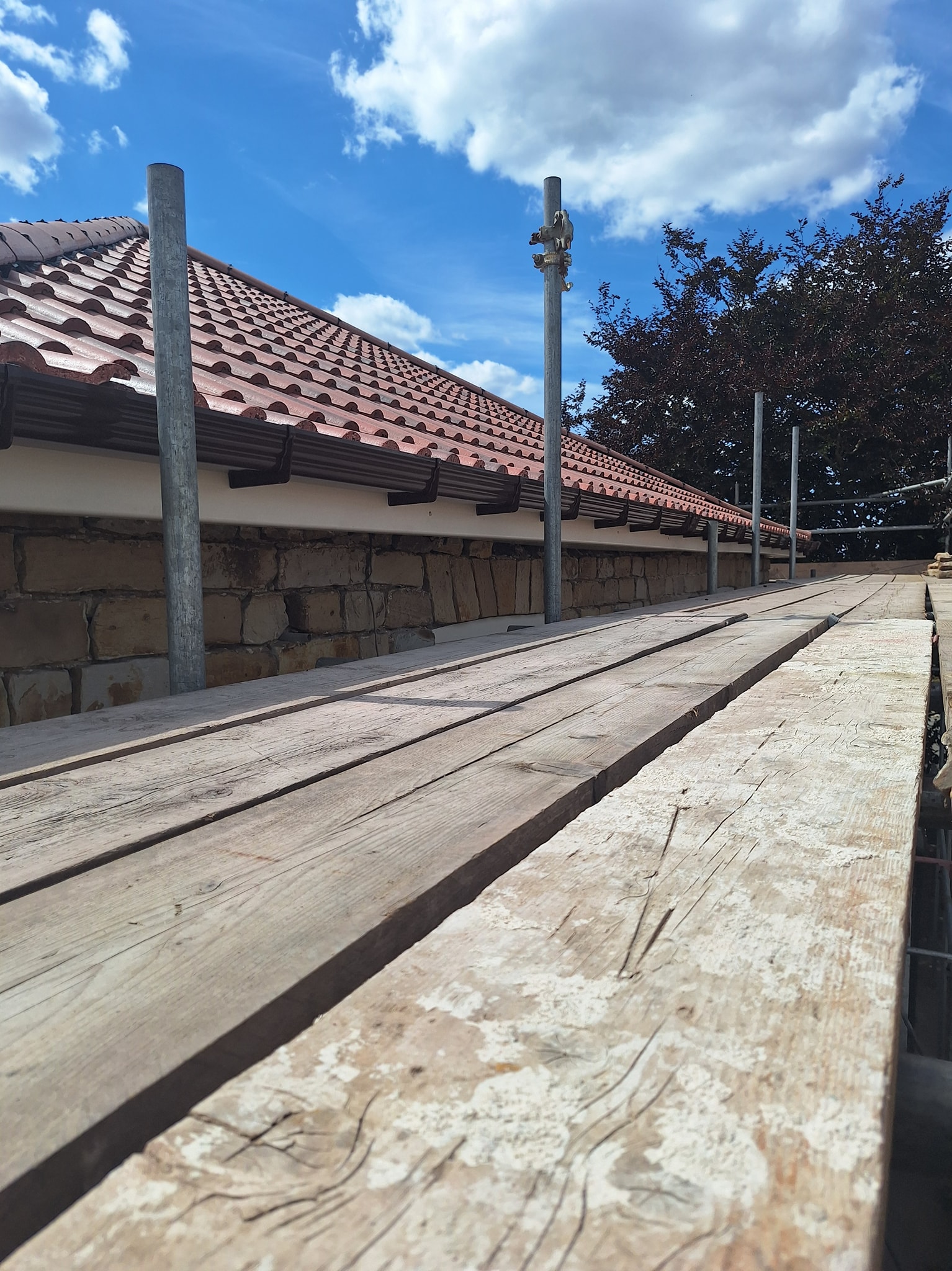 new roof installation